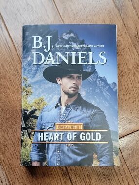 B.J. Daniels Heart of Gold Paperback - Blue Cover
